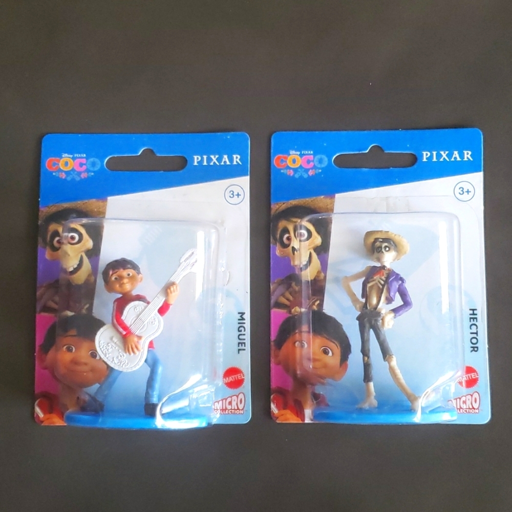Disney's COCO Pixar Mattel Toy Micro Collections Miguel & Hector